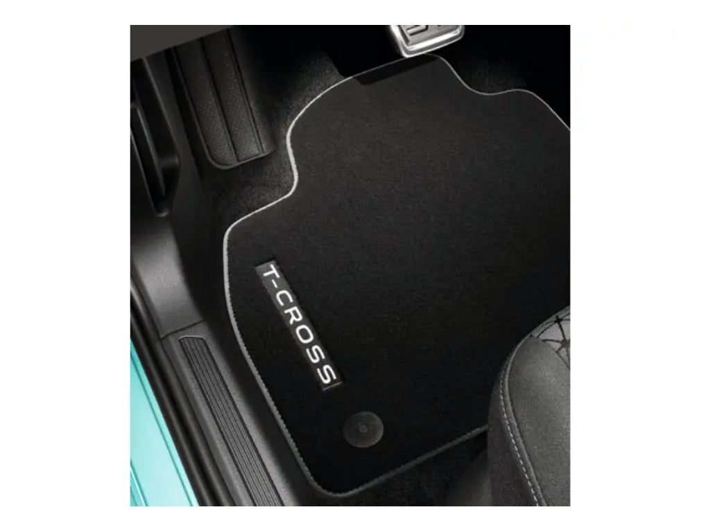Volkswagen - T-Cross Front And Rear Floor Mats Set - Genuine Product