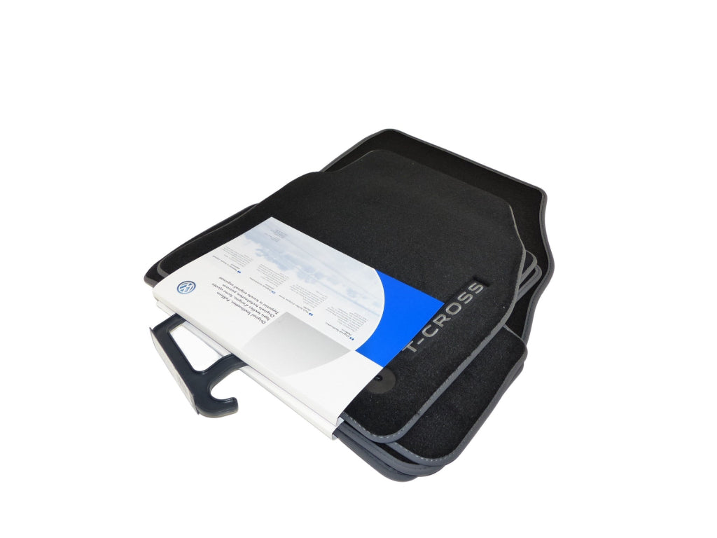 Volkswagen - T-Cross Front And Rear Floor Mats Set - Genuine Product