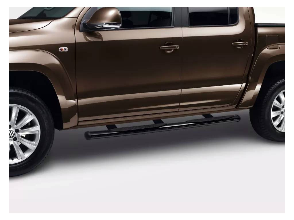Volkswagen - Amarok Side Steps Steel Black - Genuine Product