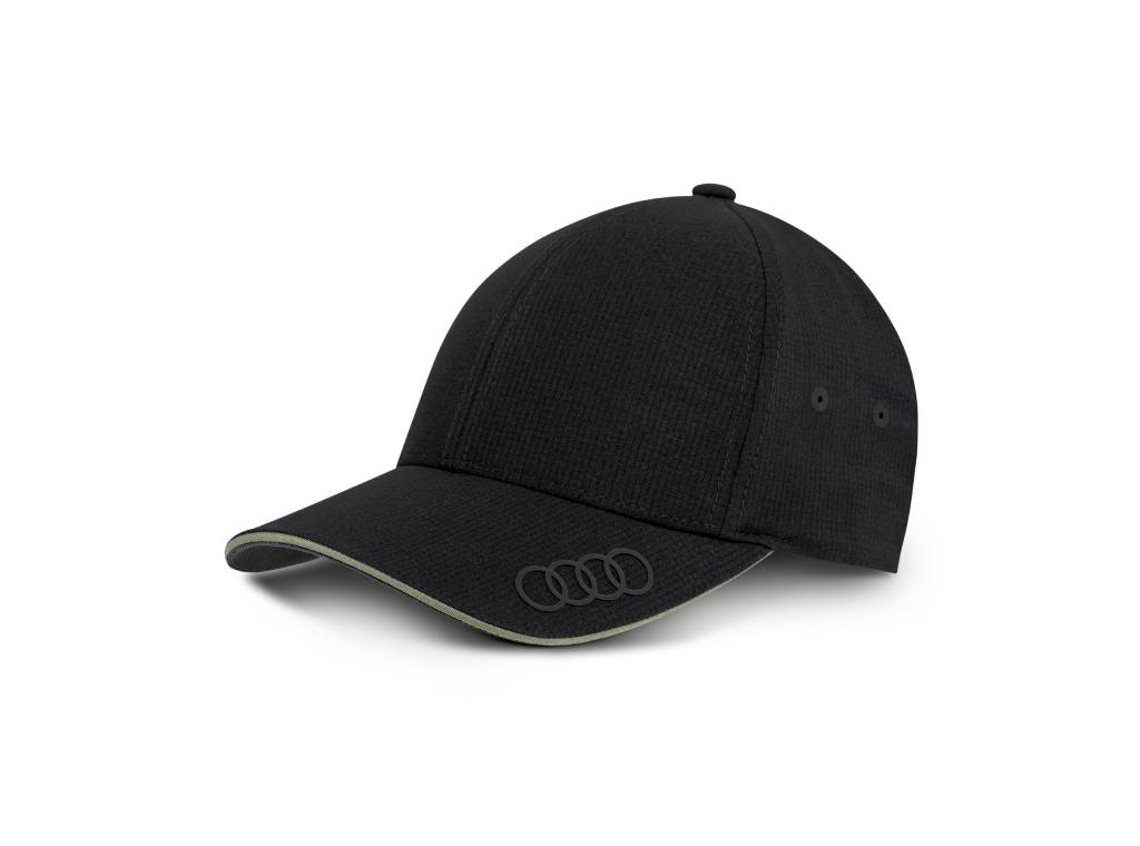 Audi - Cap Black 3D Rings - Genuine Product