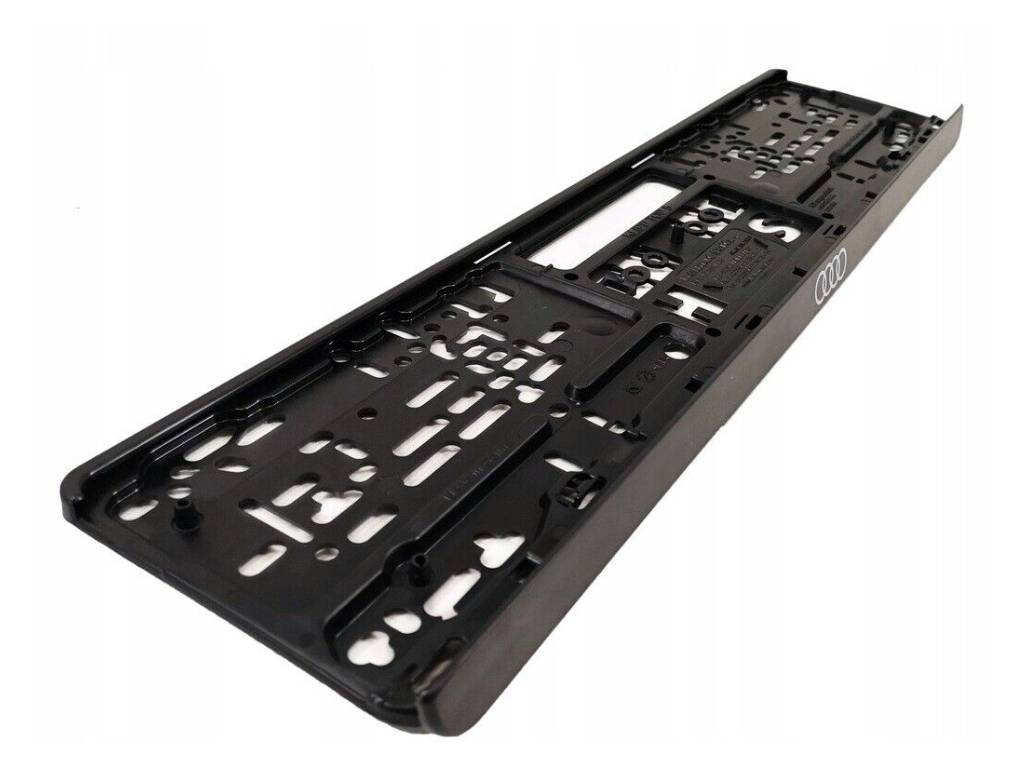 Audi - Number Plate Holder Black Euro Style - Genuine Product