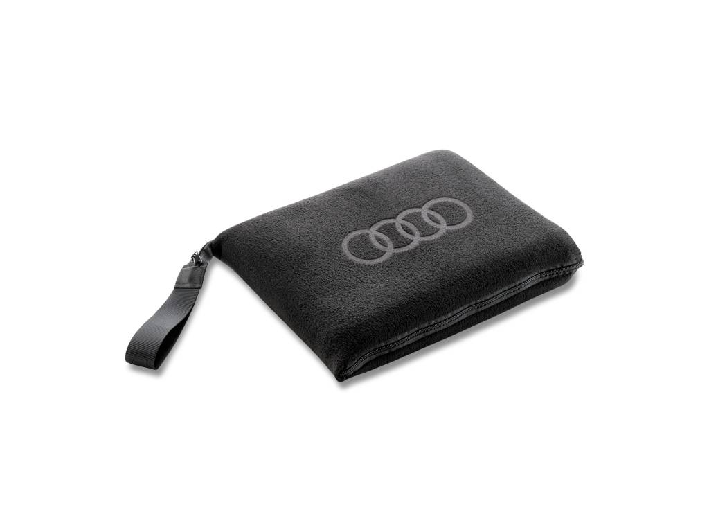 Audi - Fleece Blanket 2 in 1 Black - Genuine Product