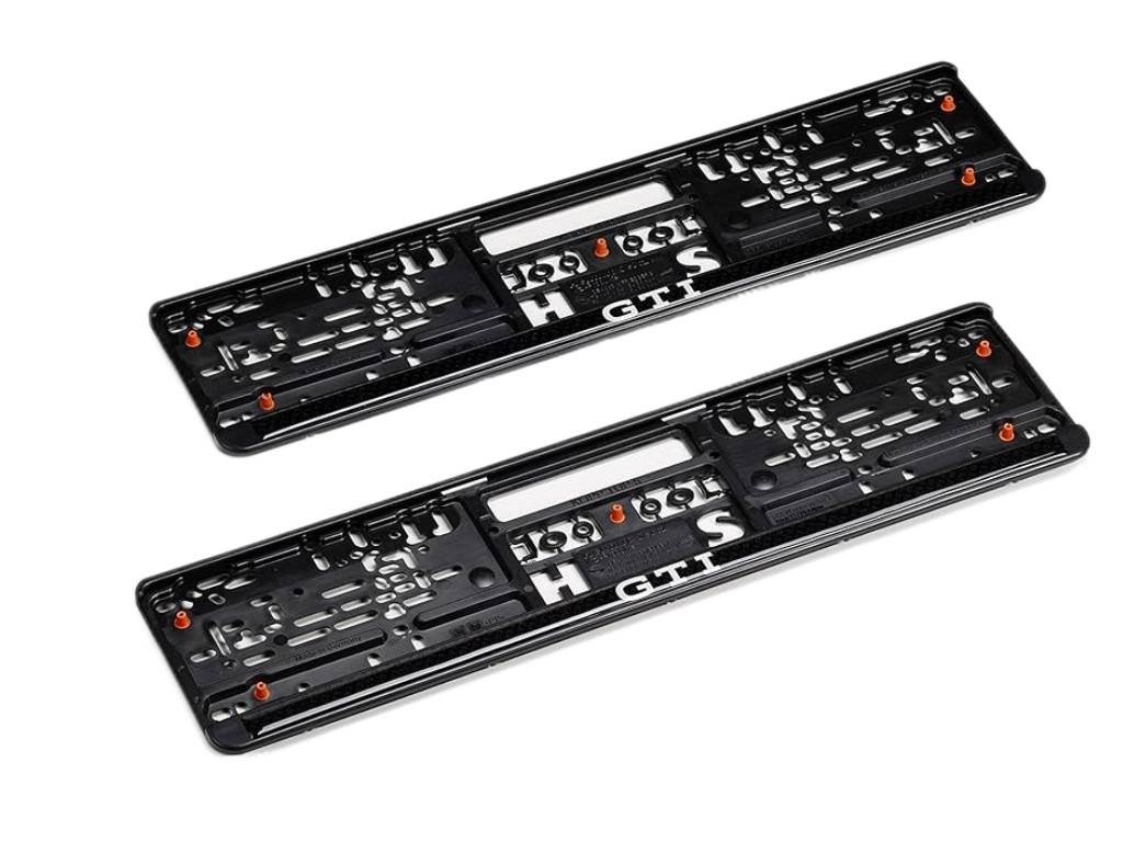 Volkswagen - Pair Of GTI Number Plate Holders Euro Style - Genuine Product