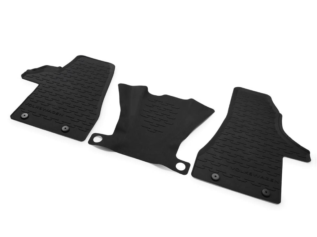Volkswagen - Transporter 6.1 Front Rubber Mats (3-Piece) - Genuine Product
