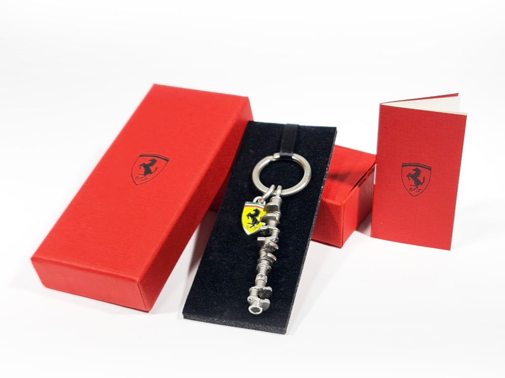 Ferrari - Steel Crankshaft Keyring Silver - Genuine Product