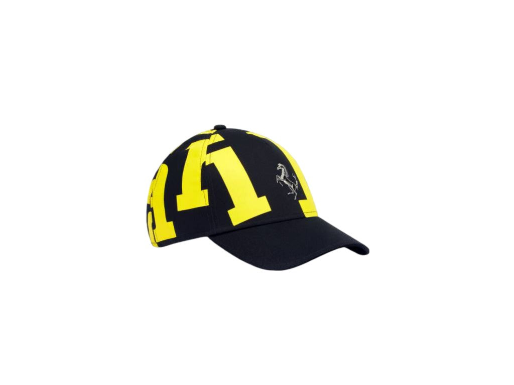 Ferrari - Logo Graphic Baseball Cap Black - Genuine Product