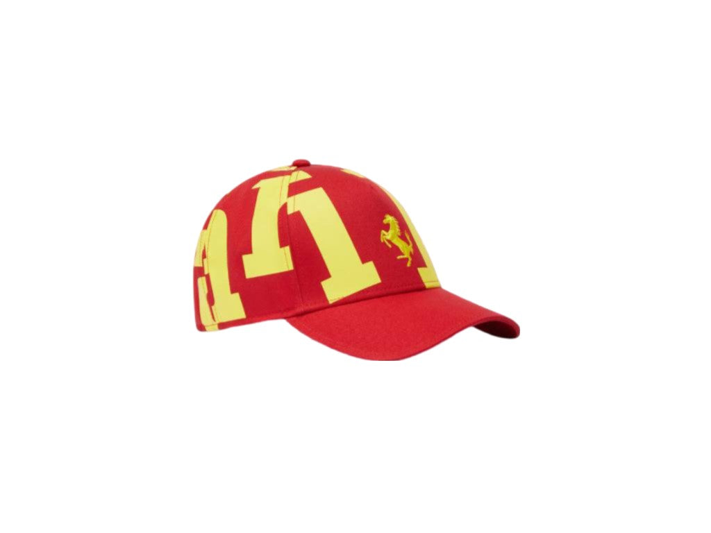 Ferrari - Logo Graphic Baseball Cap Kids Red - Genuine Product