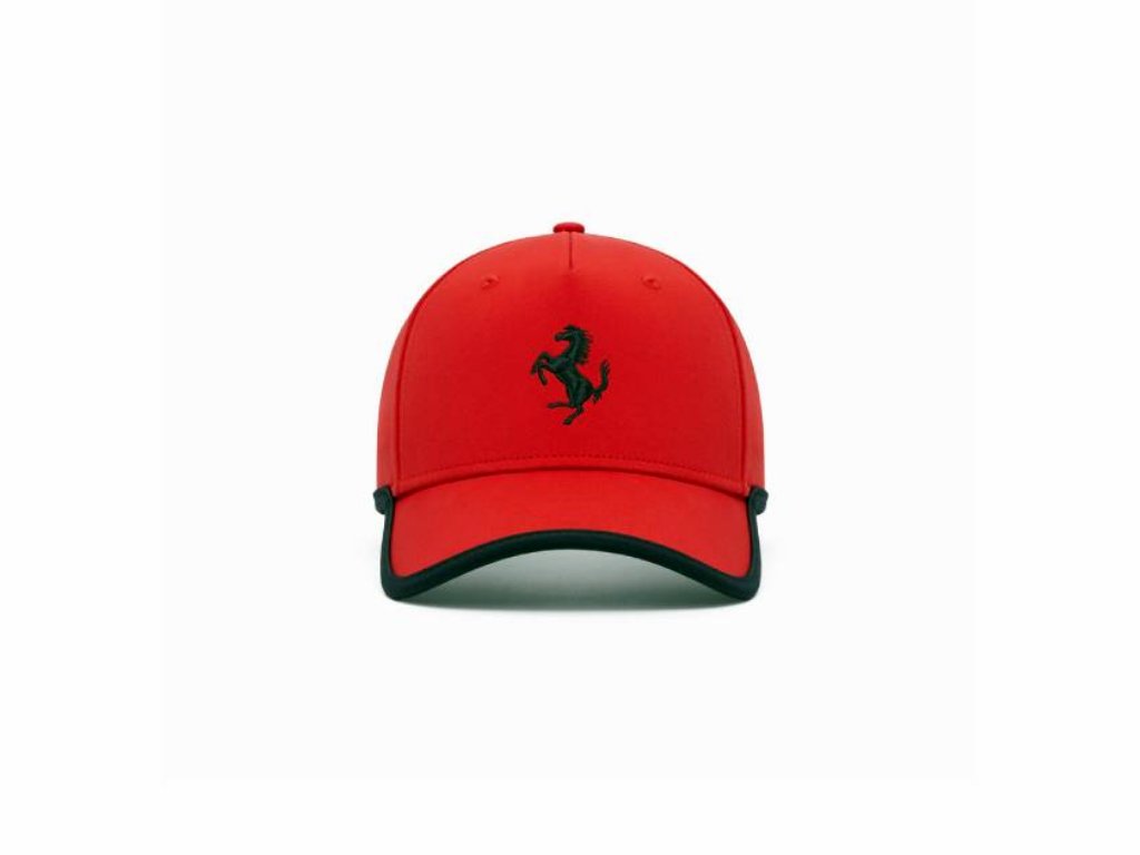 Ferrari - Full Edged Baseball Cap Kids Red - Genuine Product