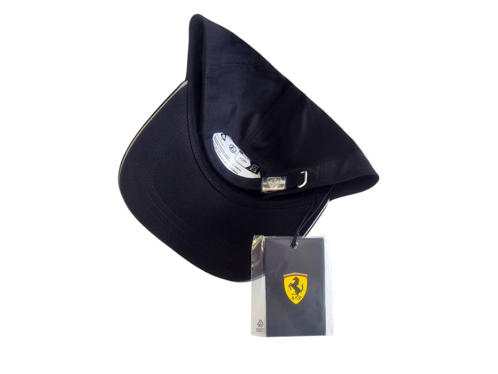 Ferrari - Adult Essential Baseball Cap Black - Genuine Product