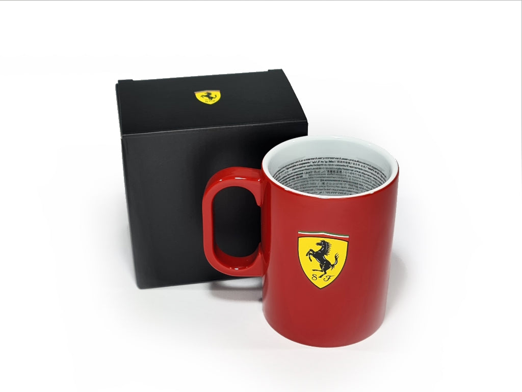 Ferrari - Porcelain Essential Mug Shield Red - Genuine Product