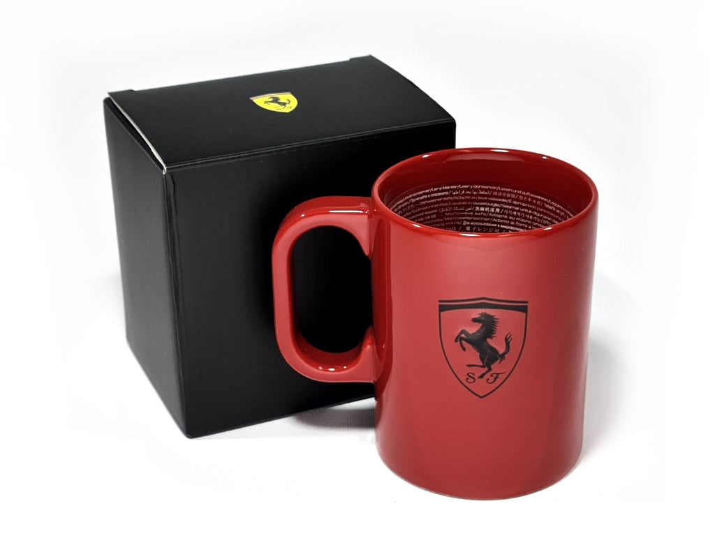 Ferrari - Porcelain Essential Mug 3D Shield Red - Genuine Product