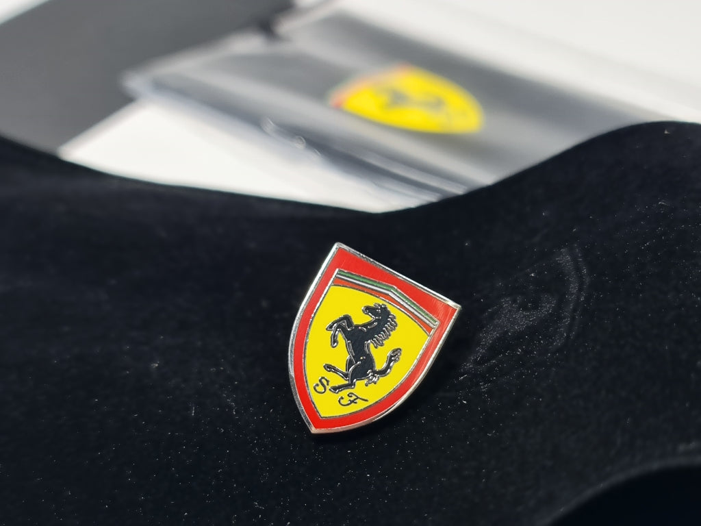 Ferrari - Scudetto Metal Pin Red - Genuine Product