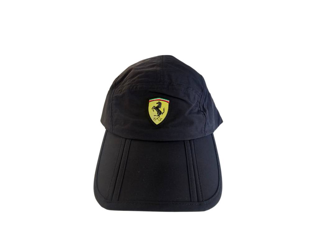 Ferrari - Fluid Foldable Baseball Cap Black Nylon - Licenced Product
