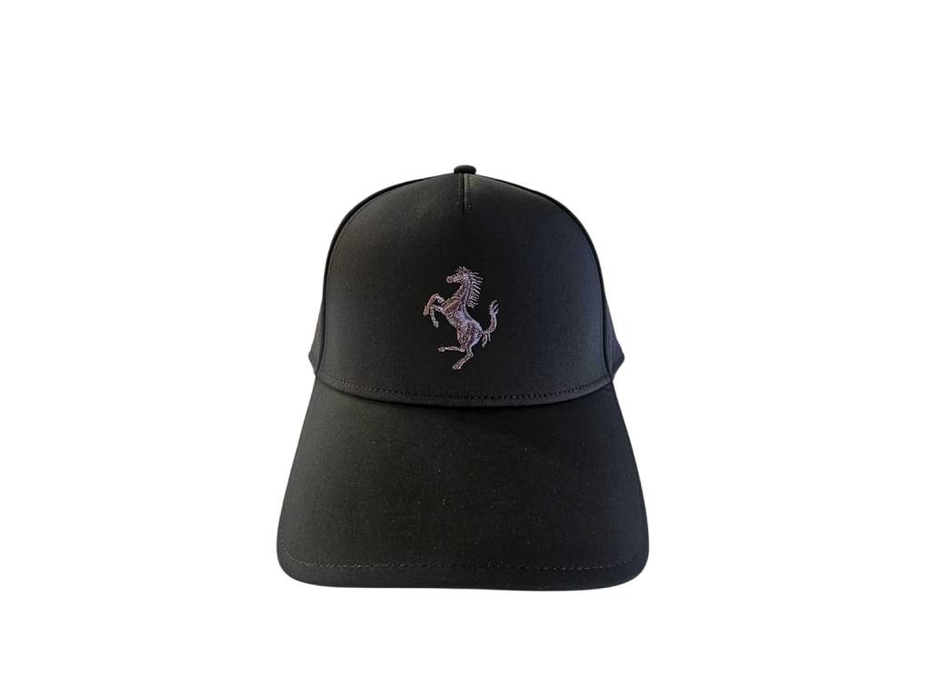 Ferrari - Black Embroided Cap - Genuine Product