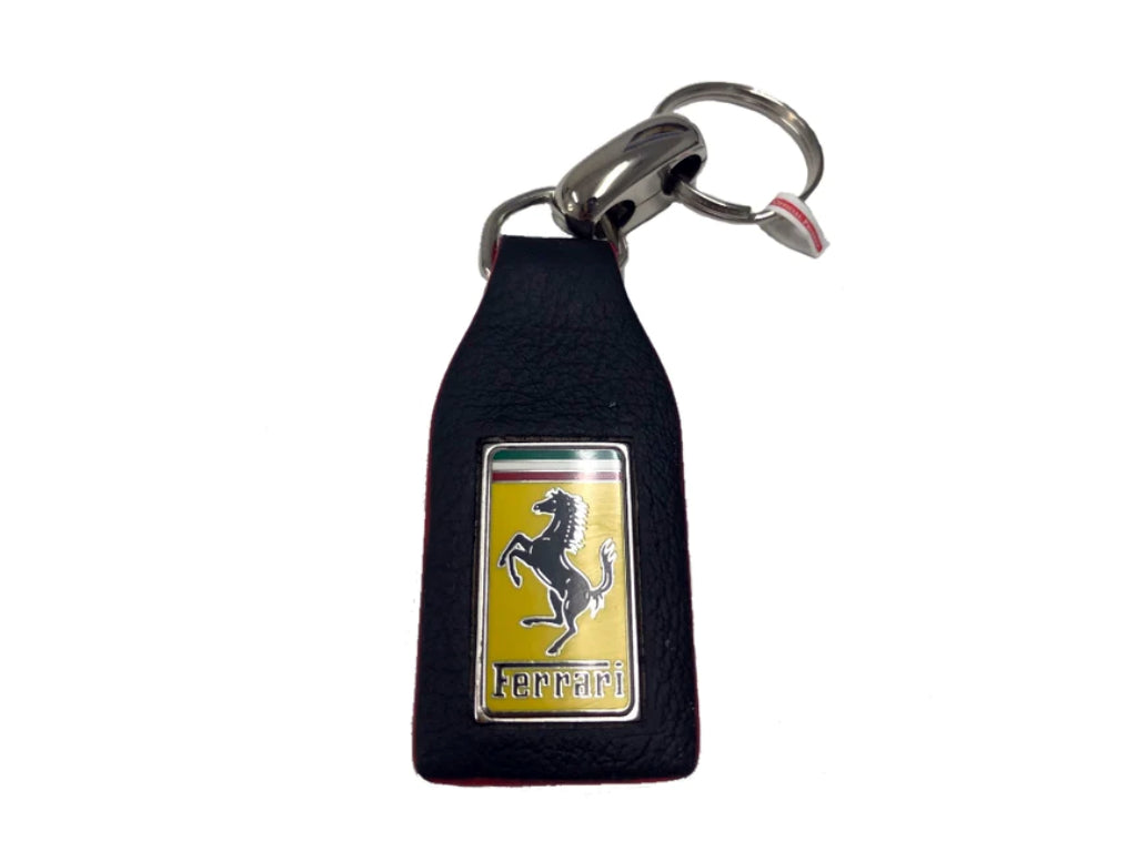 Ferrari - Leather Keychain Red Edge - Genuine Product