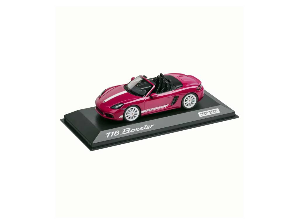 Porsche - 718 Boxster 982 1:43 Rubystone - Genuine Product