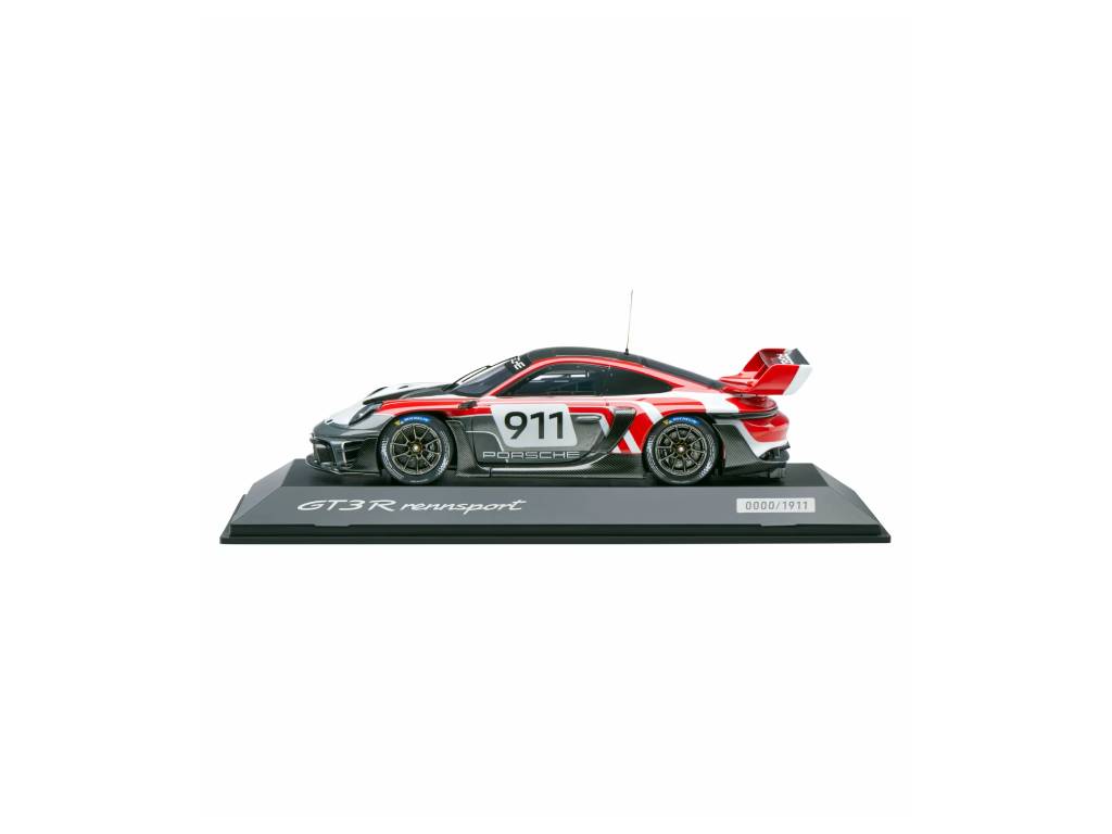 Porsche - 911 GT3 R Rennsport Limited Edition 1:43 Black White Red - Genuine Product
