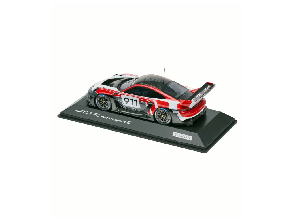 Porsche - 911 GT3 R Rennsport Limited Edition 1:43 Black White Red - Genuine Product