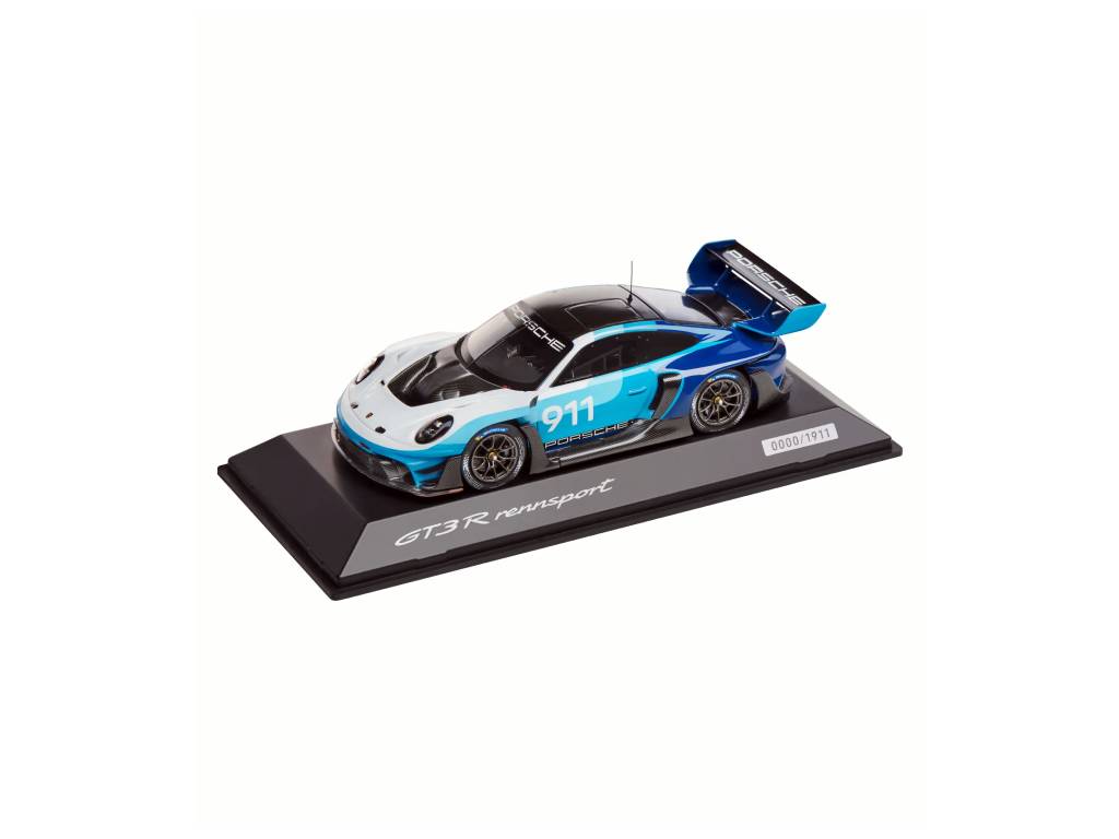 Porsche - 911 GT3 R Rennsport Limited Edition 1:43 White Blue - Genuine Product