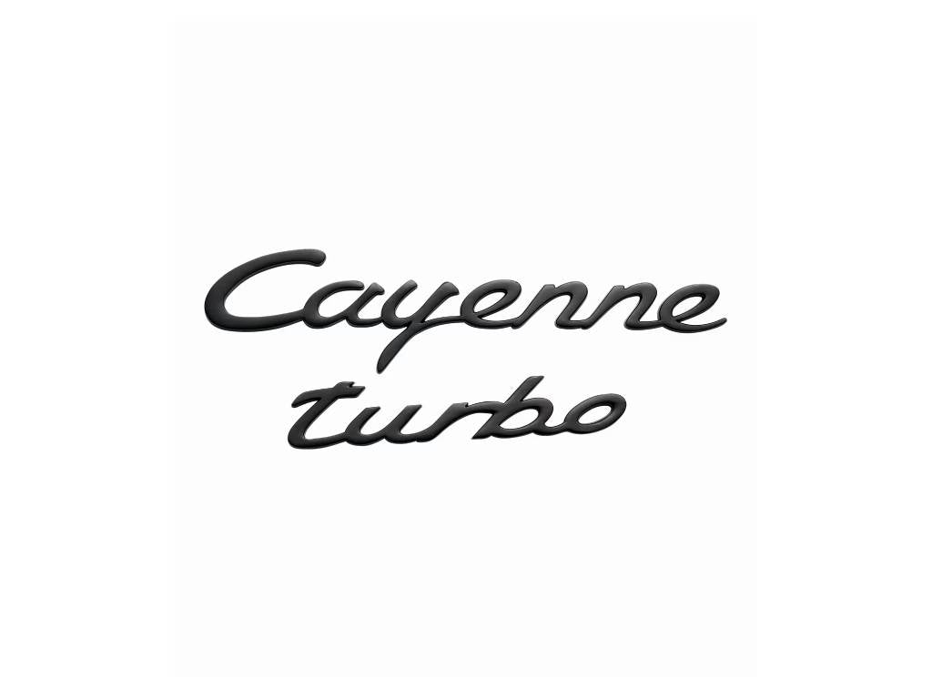 Porsche - Cayenne Turbo 2 Piece Magnet Set Black - Genuine Product