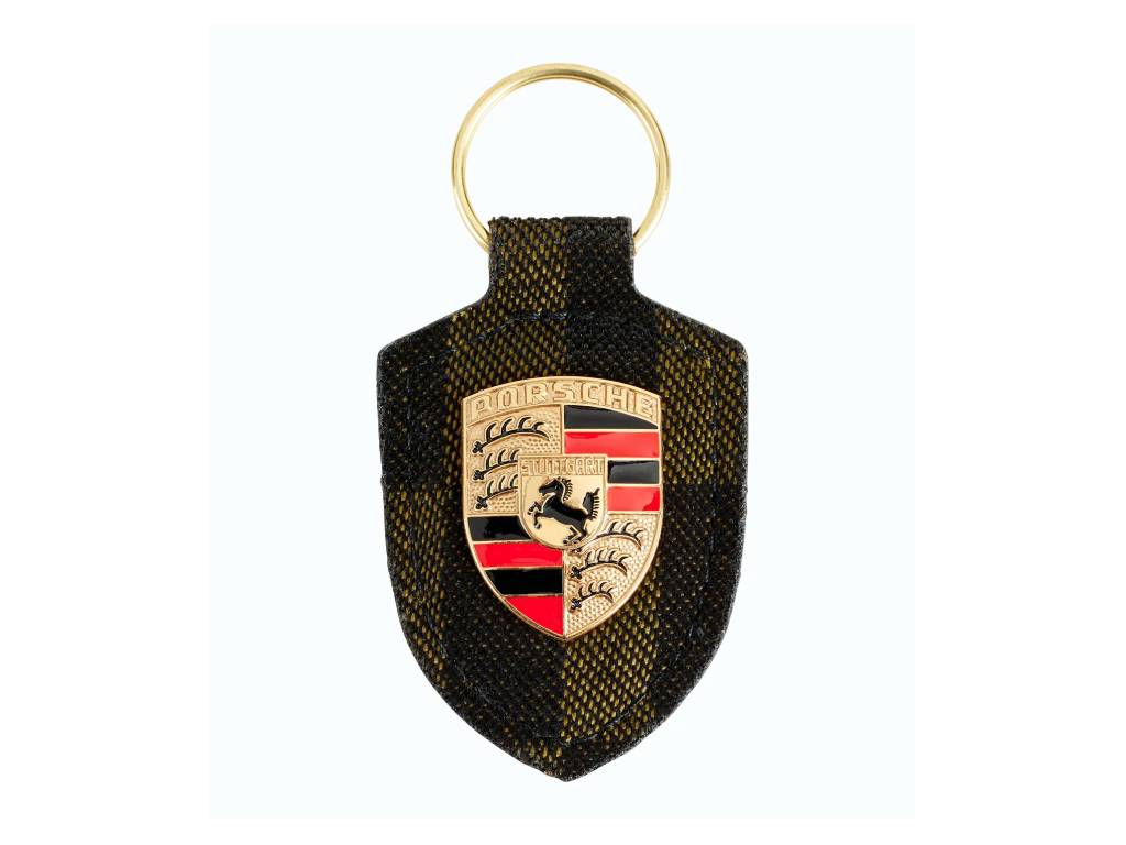 Porsche - Crest Key Ring 911 Spirit 70 Black Green - Genuine Product