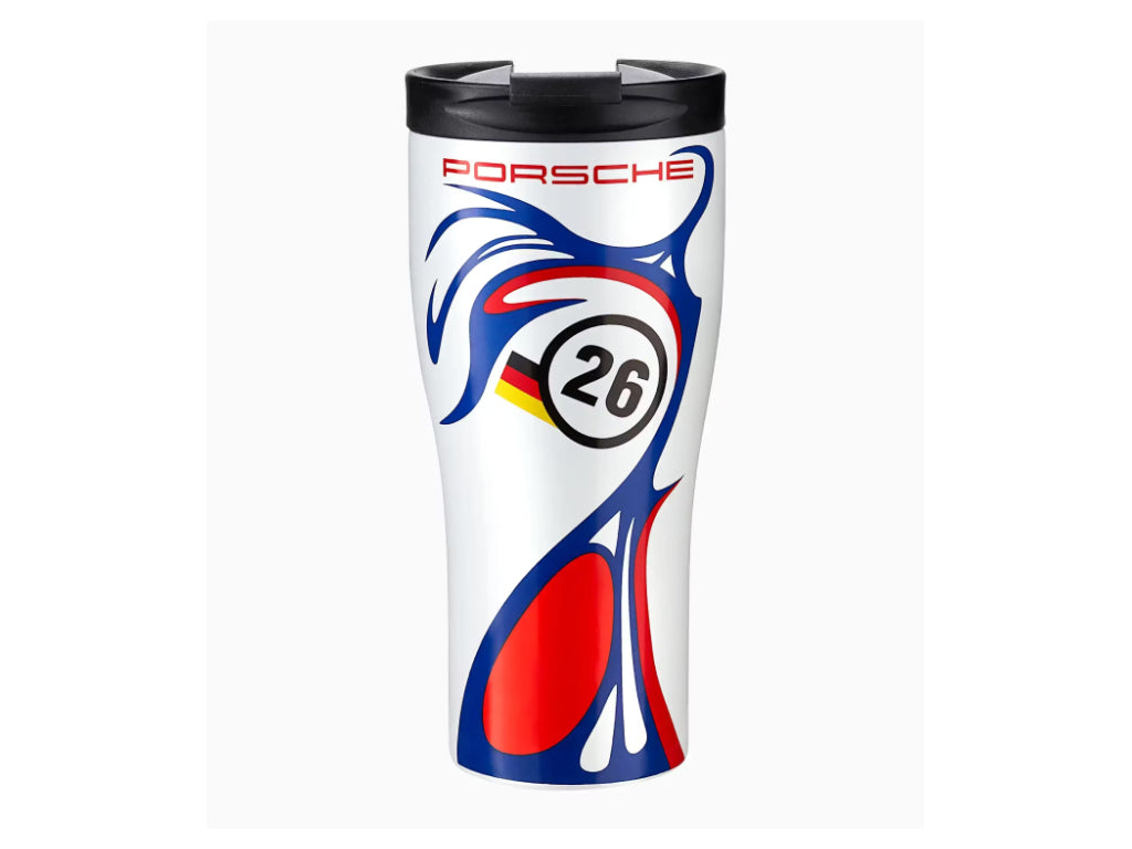 Porsche - Thermo Cup White Blue Red - Genuine Product