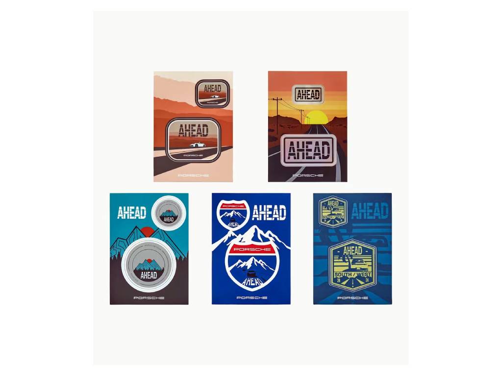 Porsche - Ahead No 1 Sticker Set Limited Edition - Genuine Product