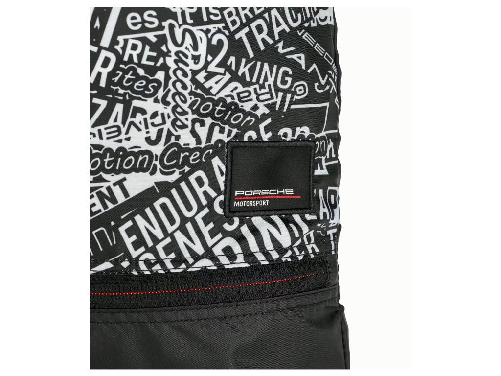 Porsche - Motorsport Gym Bag Black White - Genuine Product