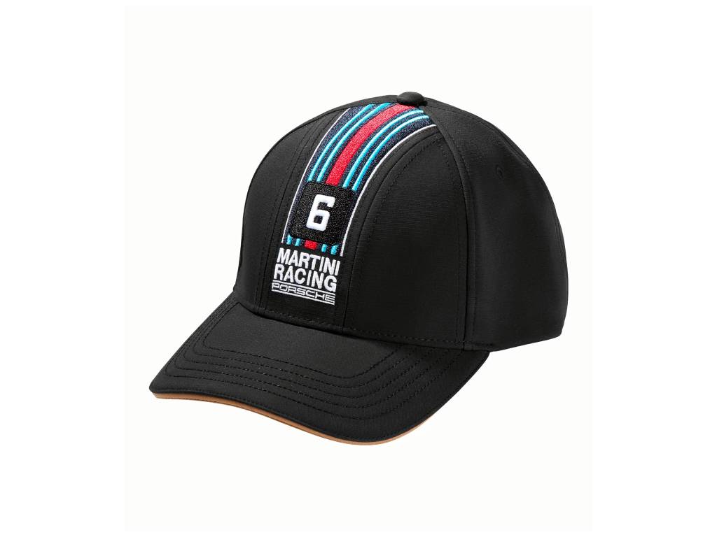 Porsche - Peaked Baseball Cap Black Martini Racing - Genuine Product