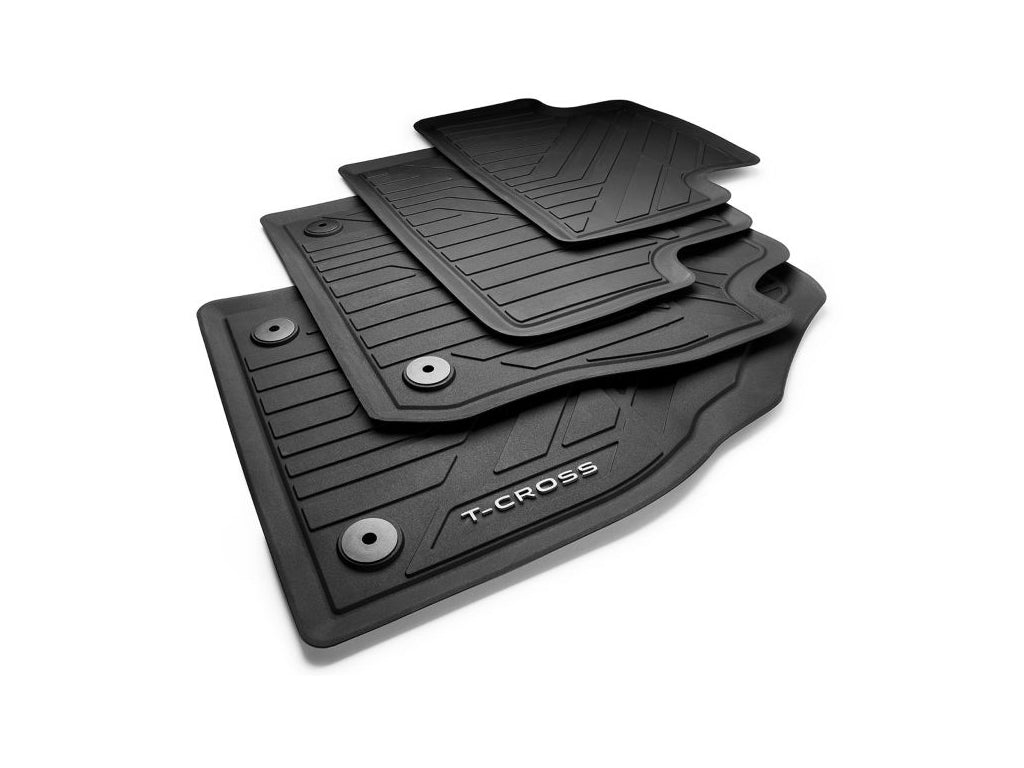Volkswagen T-Cross Rear Rubber Mats  -  Genuine Product