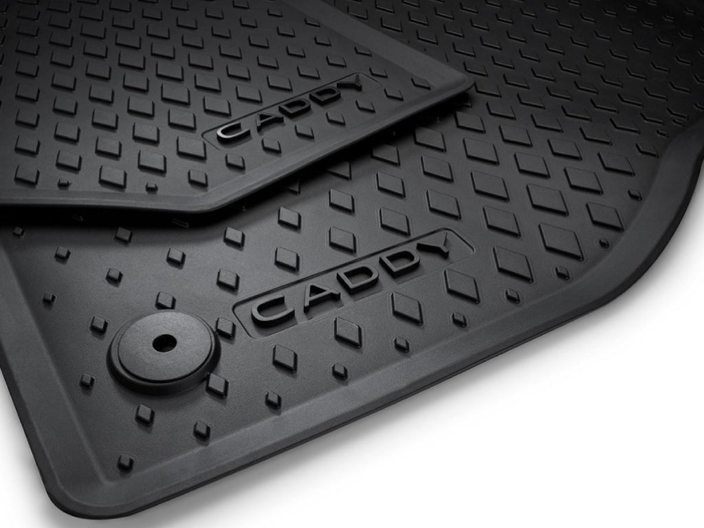 VW Caddy 5 Front Rubber Mats  -  Genuine Product