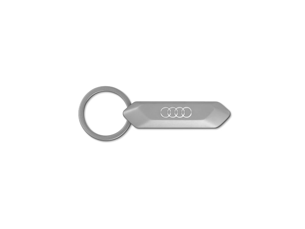 Audi - Key Ring Stainless Steel Silver - Genuine Product