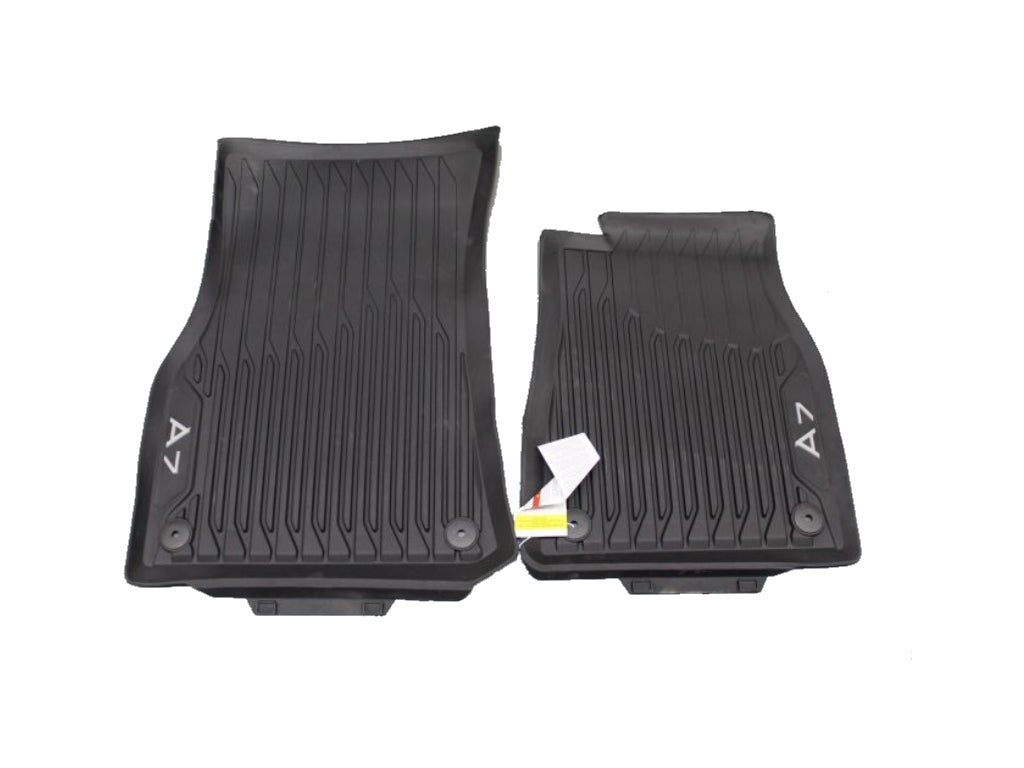 Audi A7 Front Rubber Mats (Sportback)  -  Genuine Product