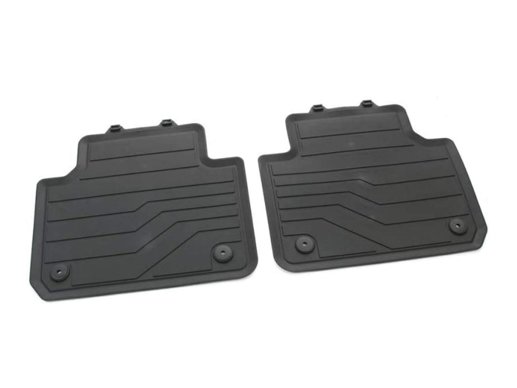 Volkswagen Touareg Rear Rubber Floor Mats - Genuine Product