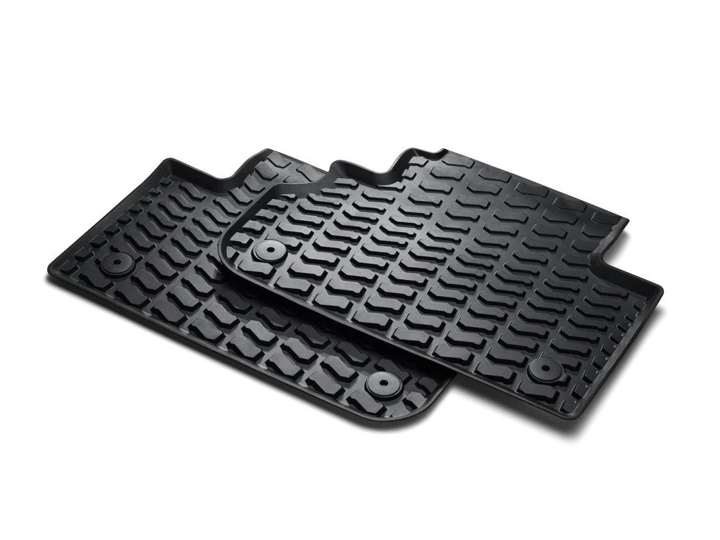 Audi Q5 Rear Rubber Mats (Secure Points) - Genuine Product