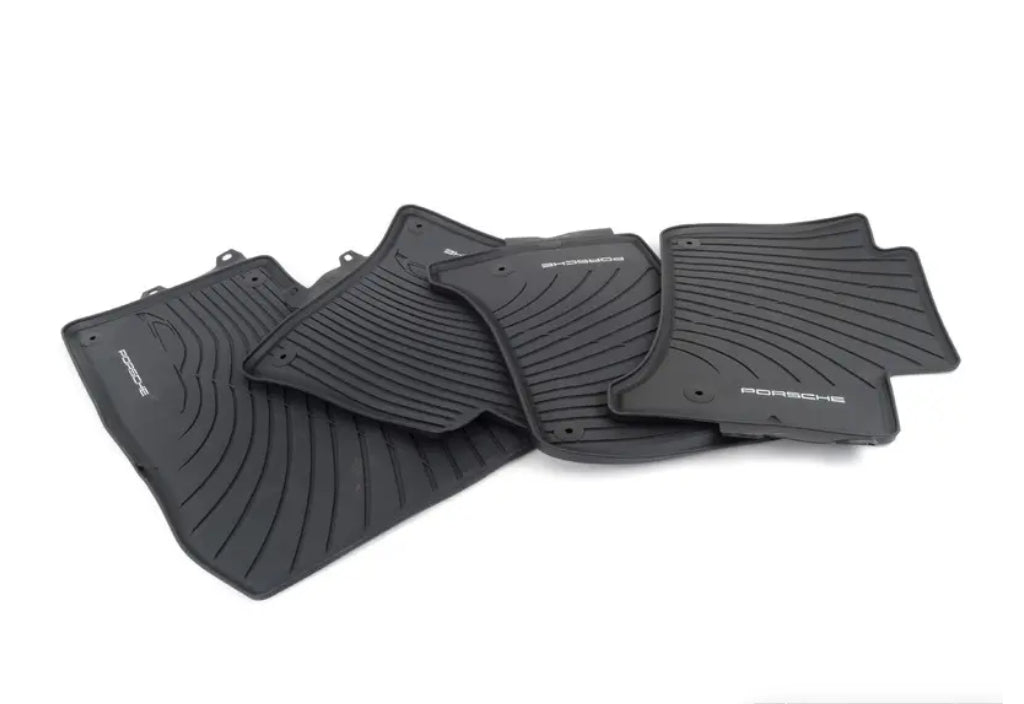 Porsche - Cayenne All Weather Floor Mats 4 Piece Set - Genuine Product