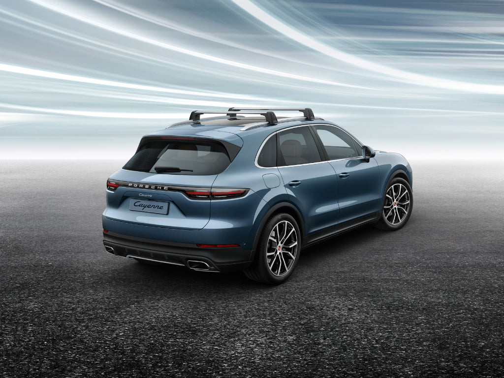 Porsche E3 Cayenne Roof Bar Set - Genuine Product