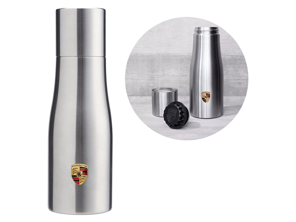 Porsche - Thermally Insulated Flask Essential Silver - Genuine Product