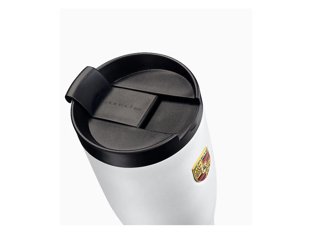 Porsche - XL Thermos Cup Pearl White - Genuine Product