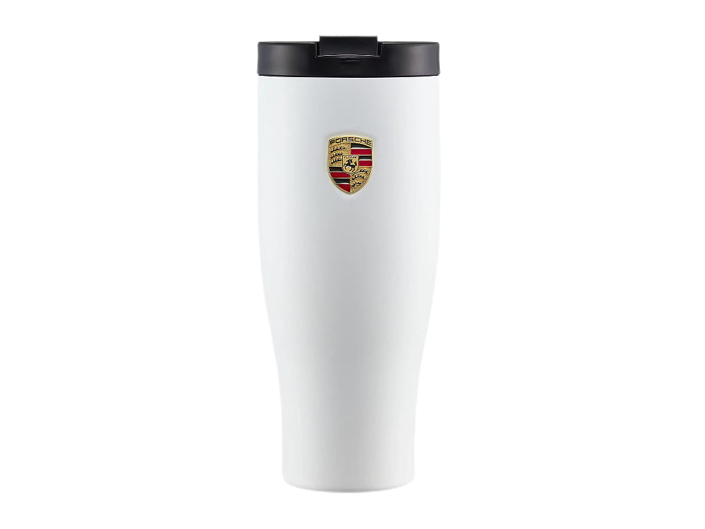 Porsche - XL Thermos Cup Pearl White - Genuine Product