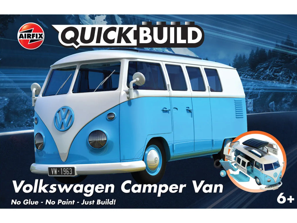 Volkswagen - AIRFIX Camper Van Blue - Licenced Product