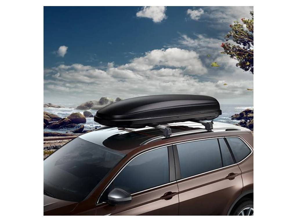 Volkswagen Roof Box 340 Litres Matt Black Continental Cars