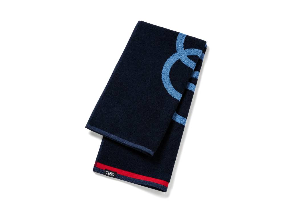 Audi - Towel Dark Blue 50 X 100cm - Genuine Product