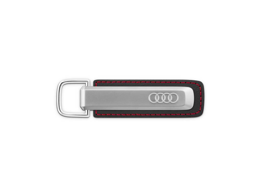 Audi - Key Ring S Silver Black - Genuine Product