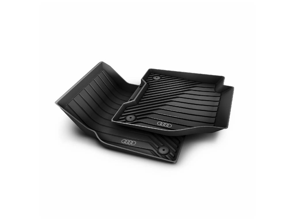 Audi - Q6 E-Tron Al Weather Floor Mats Front Black - Genuine Product