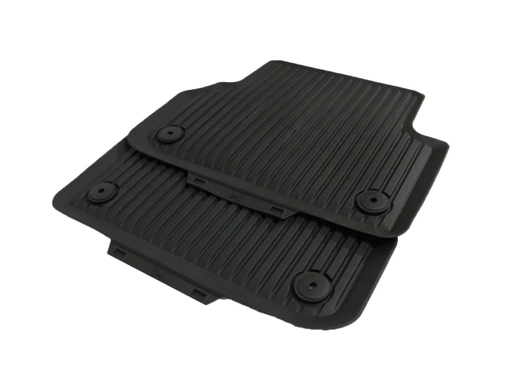 Audi - A4 & A5 Rear Rubber Mats (Secure Points) - Genuine Product