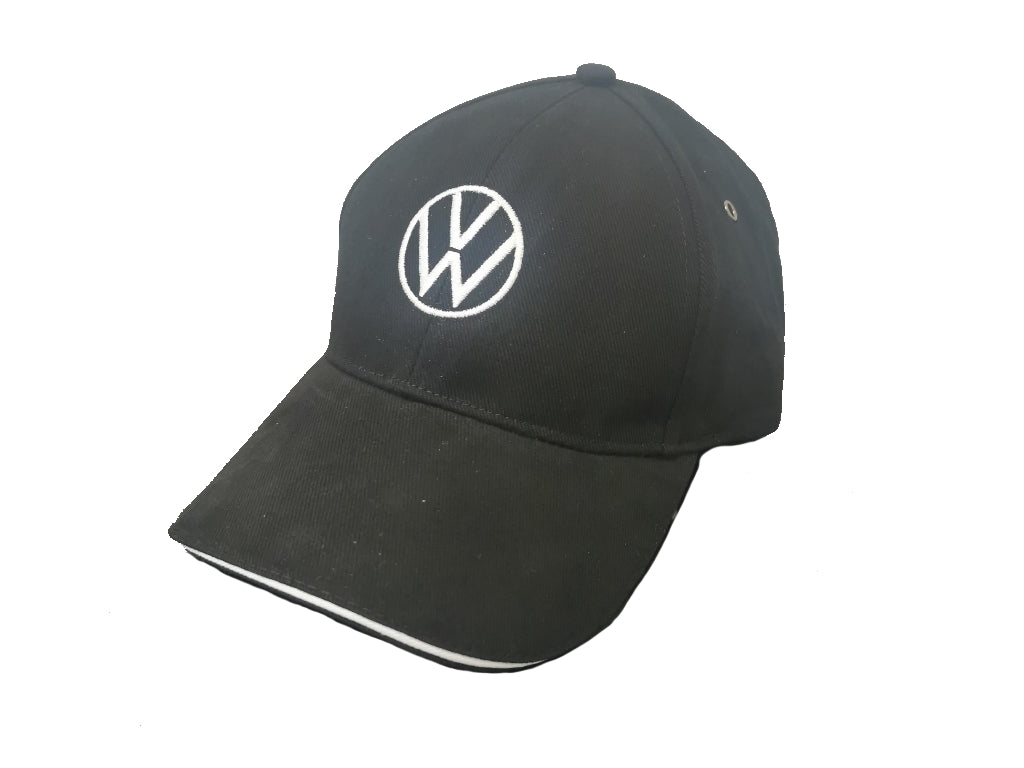 Volkswagen - Baseball Cap Black/White Logo - Licenced Product