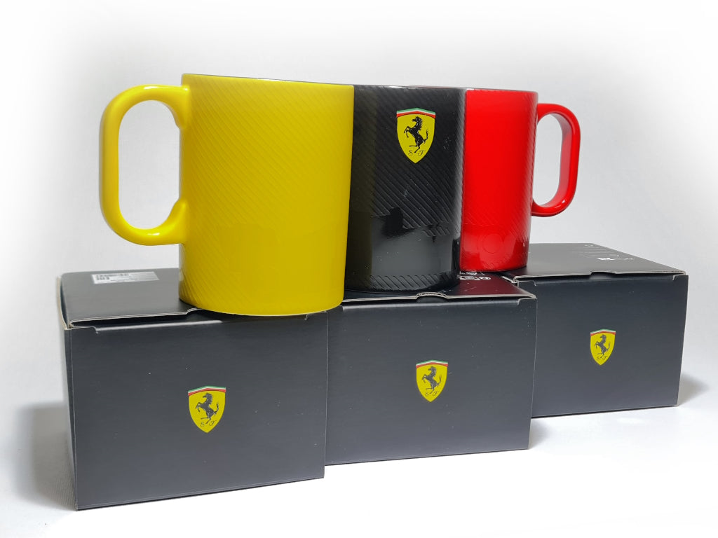 Ferrari - Porcelain Essential Mug Black - Genuine Product