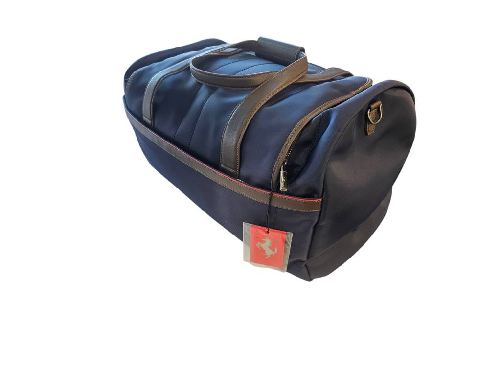 Ferrari - Duffle Bag Fabric And Leather - Genuine Product