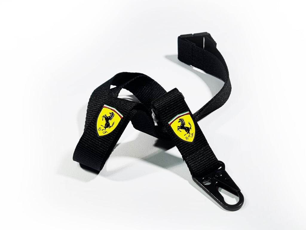 Ferrari - Scudetto Lanyard Black - Genuine Product